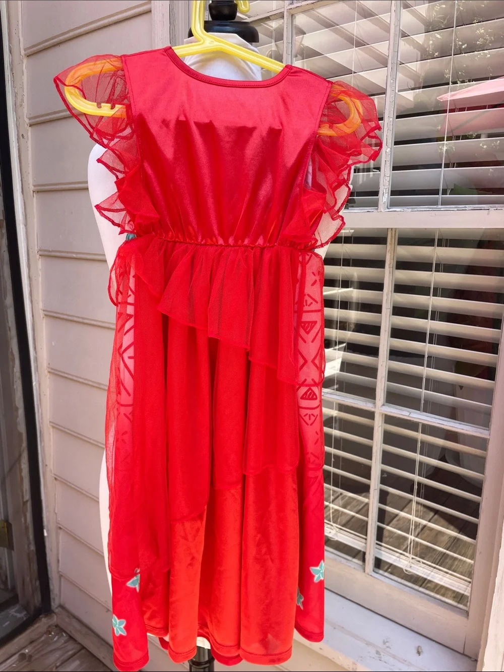 Disney Moana 2 Nightgown Red Princess Sleepwear Size Girls XS 4/5 - Picture 2 of 9